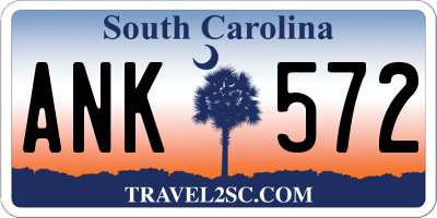 SC license plate ANK572