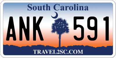 SC license plate ANK591