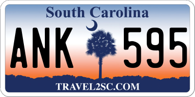SC license plate ANK595
