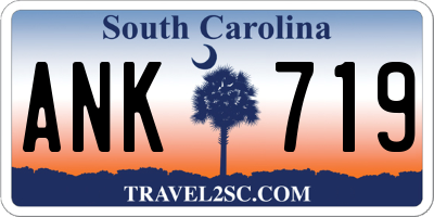 SC license plate ANK719