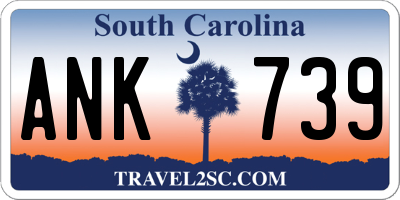 SC license plate ANK739