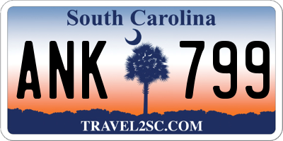 SC license plate ANK799