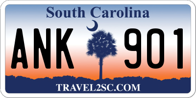 SC license plate ANK901