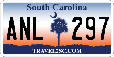SC license plate ANL297