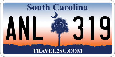 SC license plate ANL319