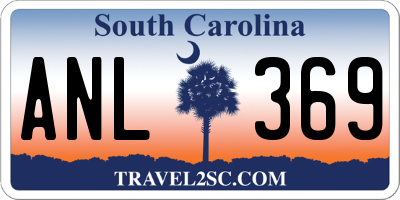 SC license plate ANL369