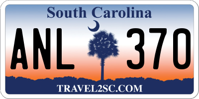 SC license plate ANL370