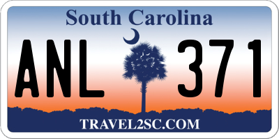 SC license plate ANL371