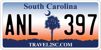 SC license plate ANL397