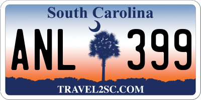 SC license plate ANL399