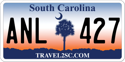 SC license plate ANL427