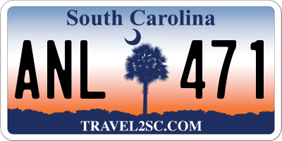 SC license plate ANL471