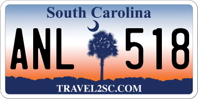 SC license plate ANL518