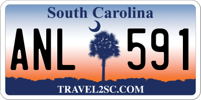 SC license plate ANL591