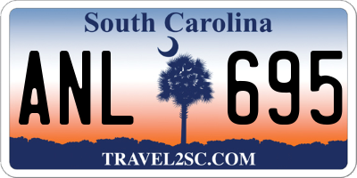 SC license plate ANL695
