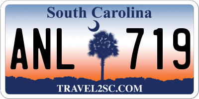 SC license plate ANL719
