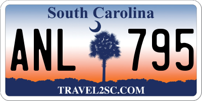 SC license plate ANL795