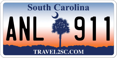 SC license plate ANL911