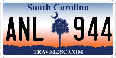 SC license plate ANL944