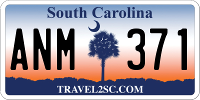 SC license plate ANM371