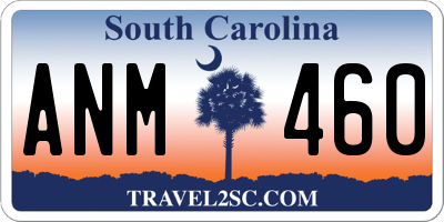 SC license plate ANM460