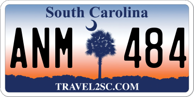 SC license plate ANM484