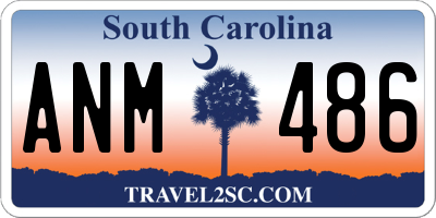 SC license plate ANM486