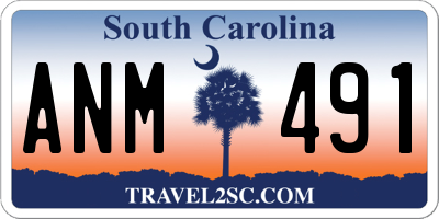 SC license plate ANM491