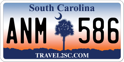 SC license plate ANM586