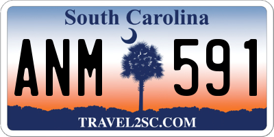 SC license plate ANM591