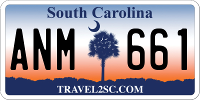 SC license plate ANM661