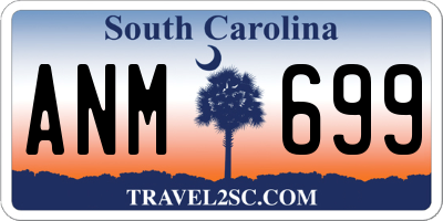 SC license plate ANM699