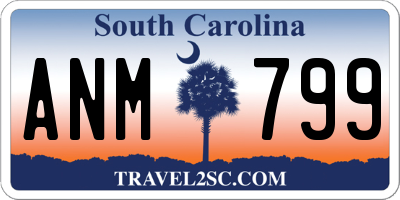 SC license plate ANM799