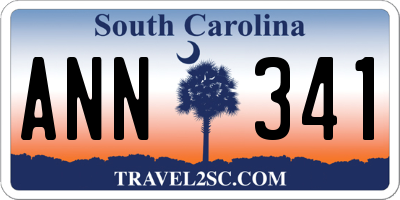 SC license plate ANN341