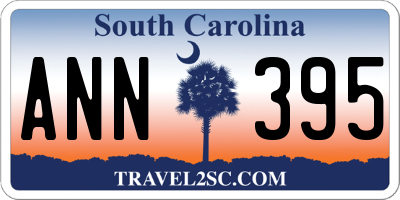 SC license plate ANN395