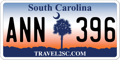 SC license plate ANN396