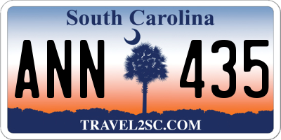 SC license plate ANN435