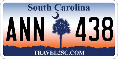 SC license plate ANN438