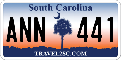 SC license plate ANN441