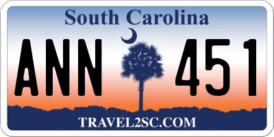SC license plate ANN451