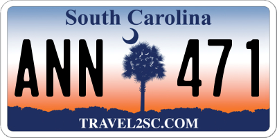 SC license plate ANN471