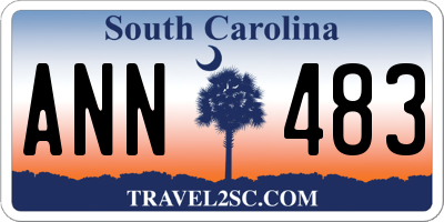 SC license plate ANN483