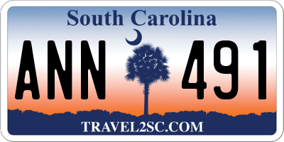 SC license plate ANN491