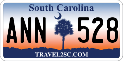 SC license plate ANN528