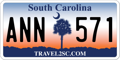 SC license plate ANN571
