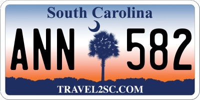 SC license plate ANN582