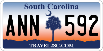 SC license plate ANN592