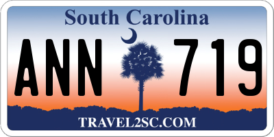 SC license plate ANN719