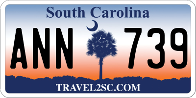 SC license plate ANN739
