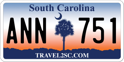 SC license plate ANN751